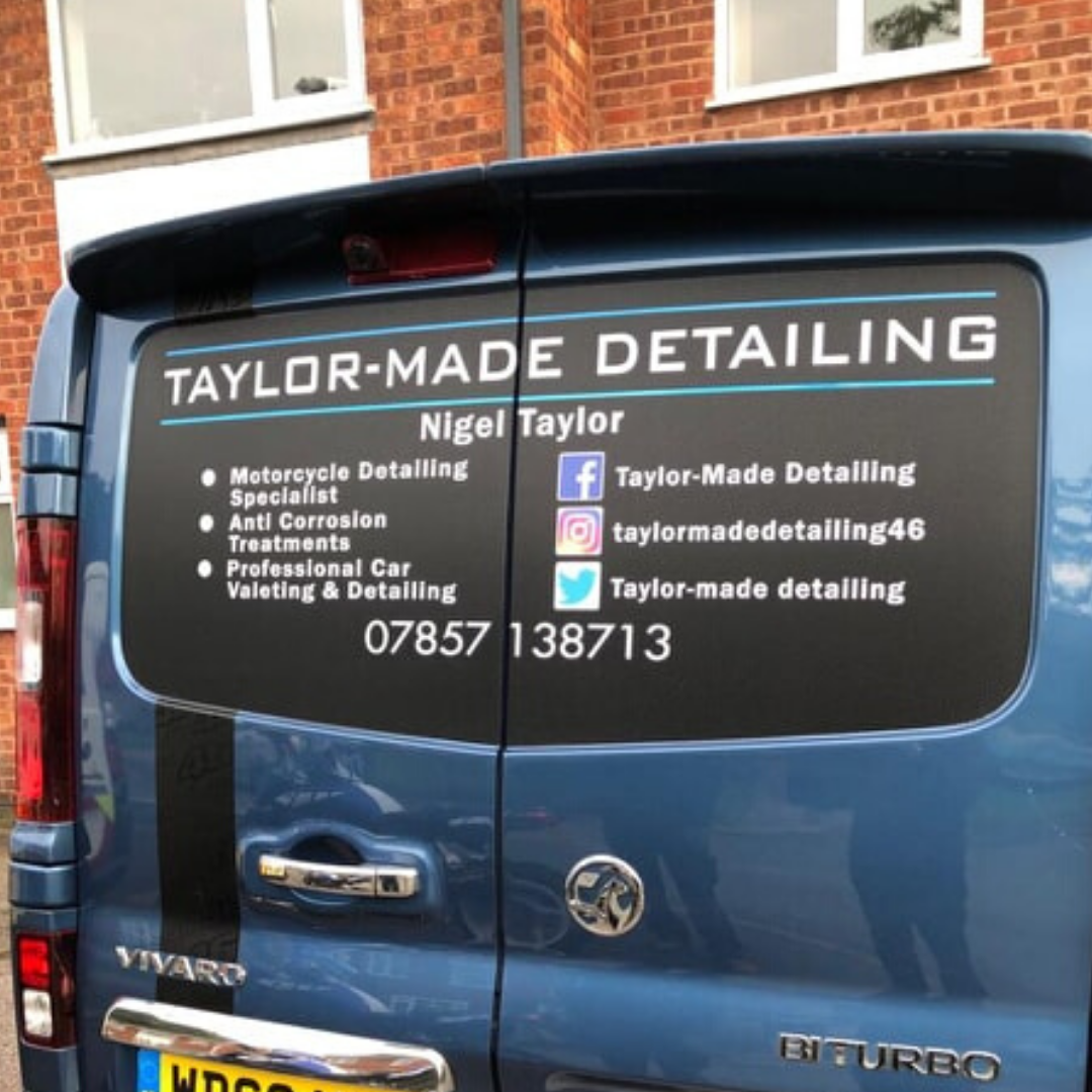 Vehicle livery - Taylor-made detailing